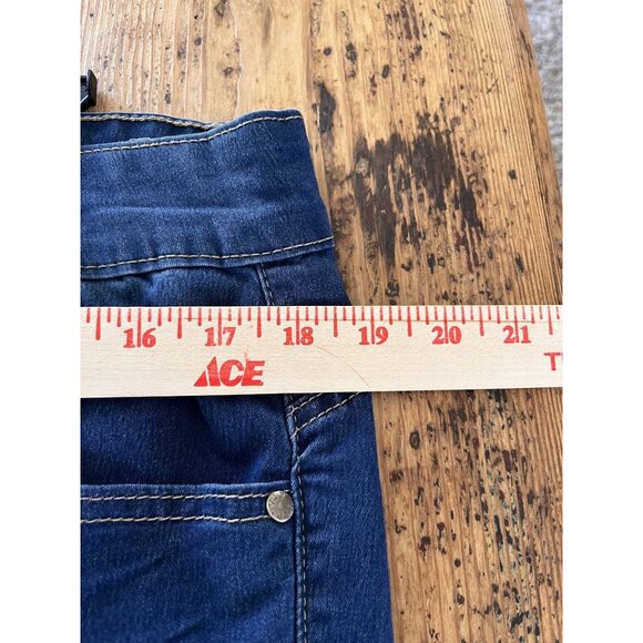 VIP Jeans Womens Blue Distressed Skinny Jeans 17/18 Premium Cotton Blend Stretch - Picture 5 of 7